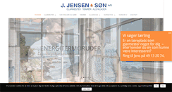 Desktop Screenshot of glarmester-jensen.dk